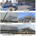 Estrutura de estrutura de espaço de grade plana de aço na Tailândia